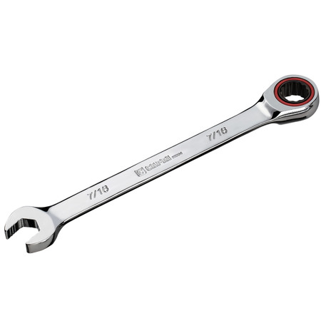 CAPRI TOOLS 100-Tooth 7/16 in Ratcheting Combination Wrench CP11604